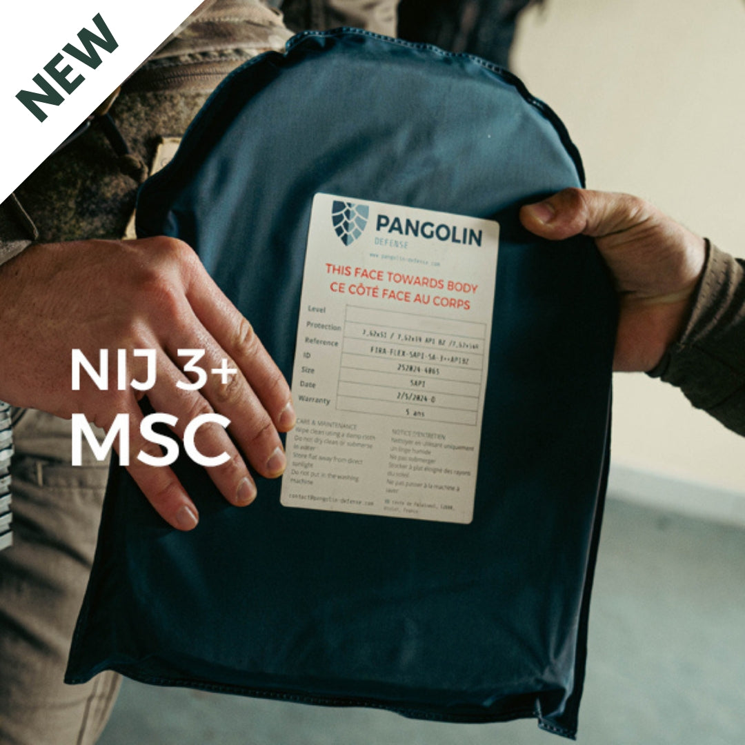 Plaque Balistique Ultra Flexible NIJ 3+ MSC