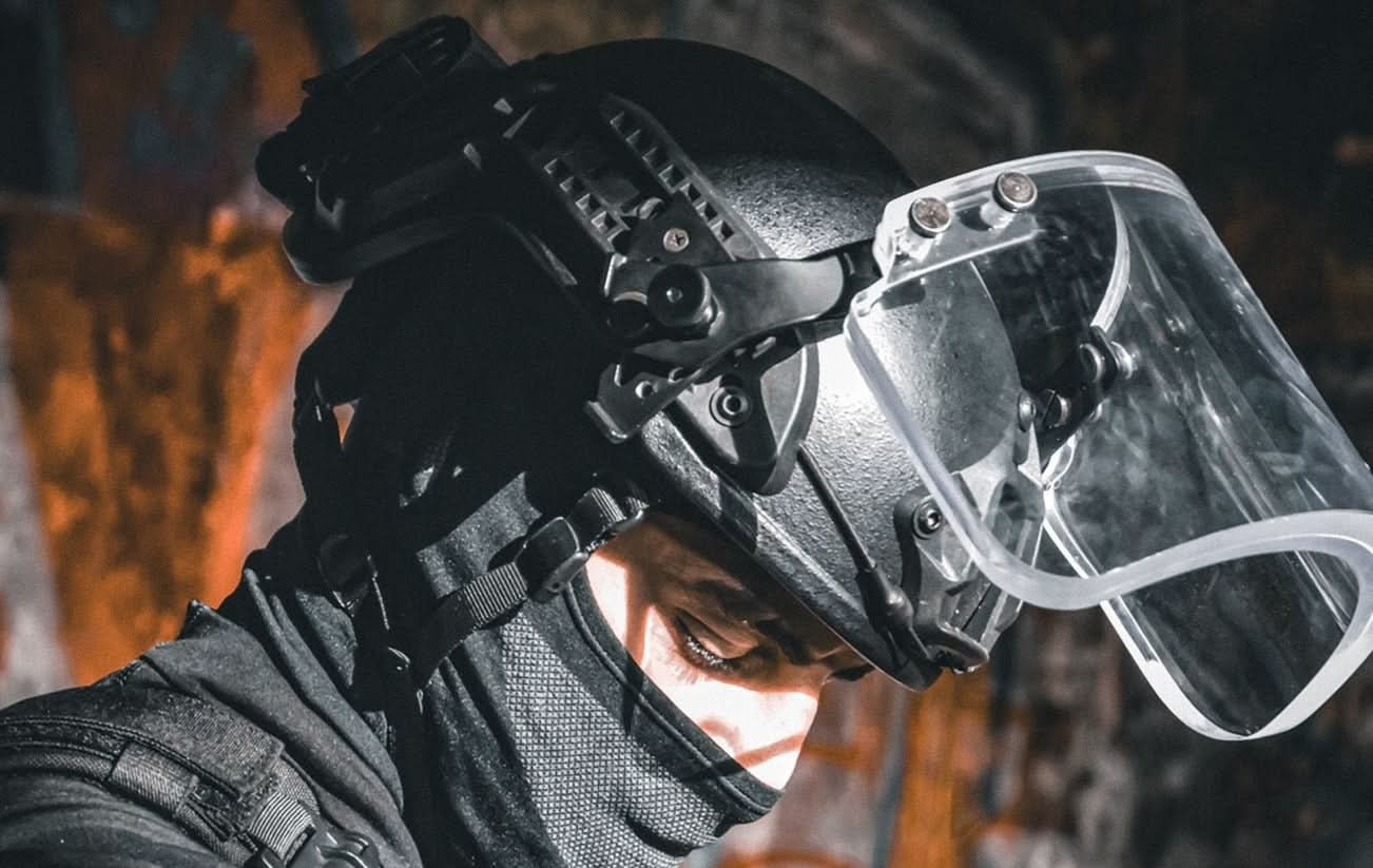 Casque balistique ACH tactique noir