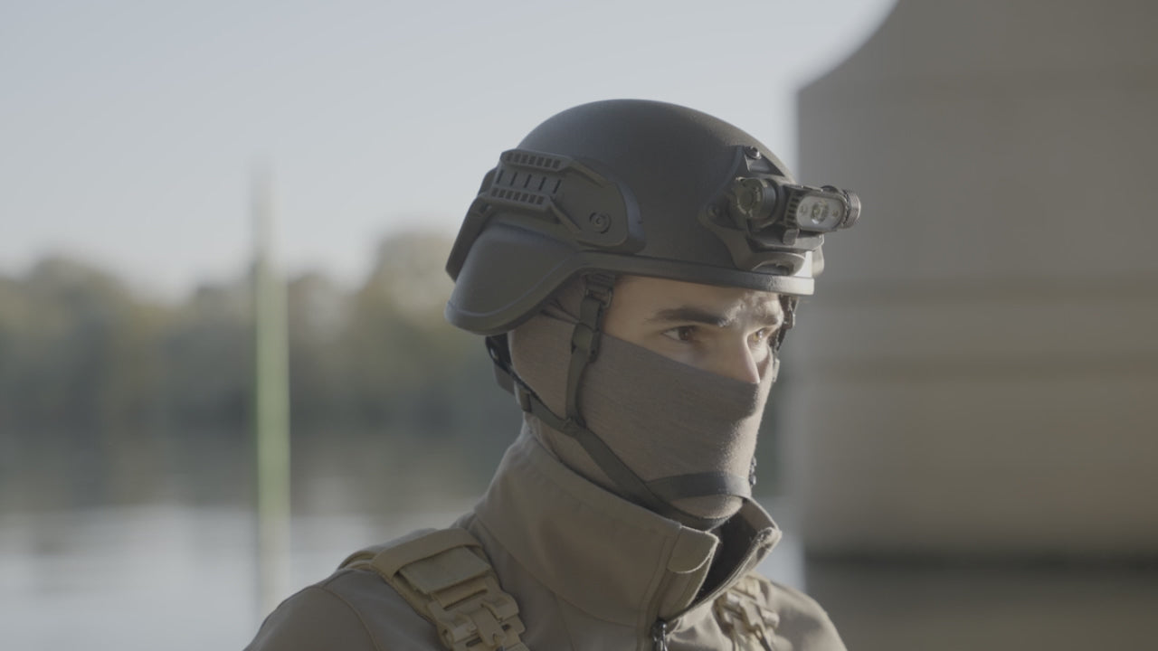 Vidéo d'exemple du casque balistique ACH standard