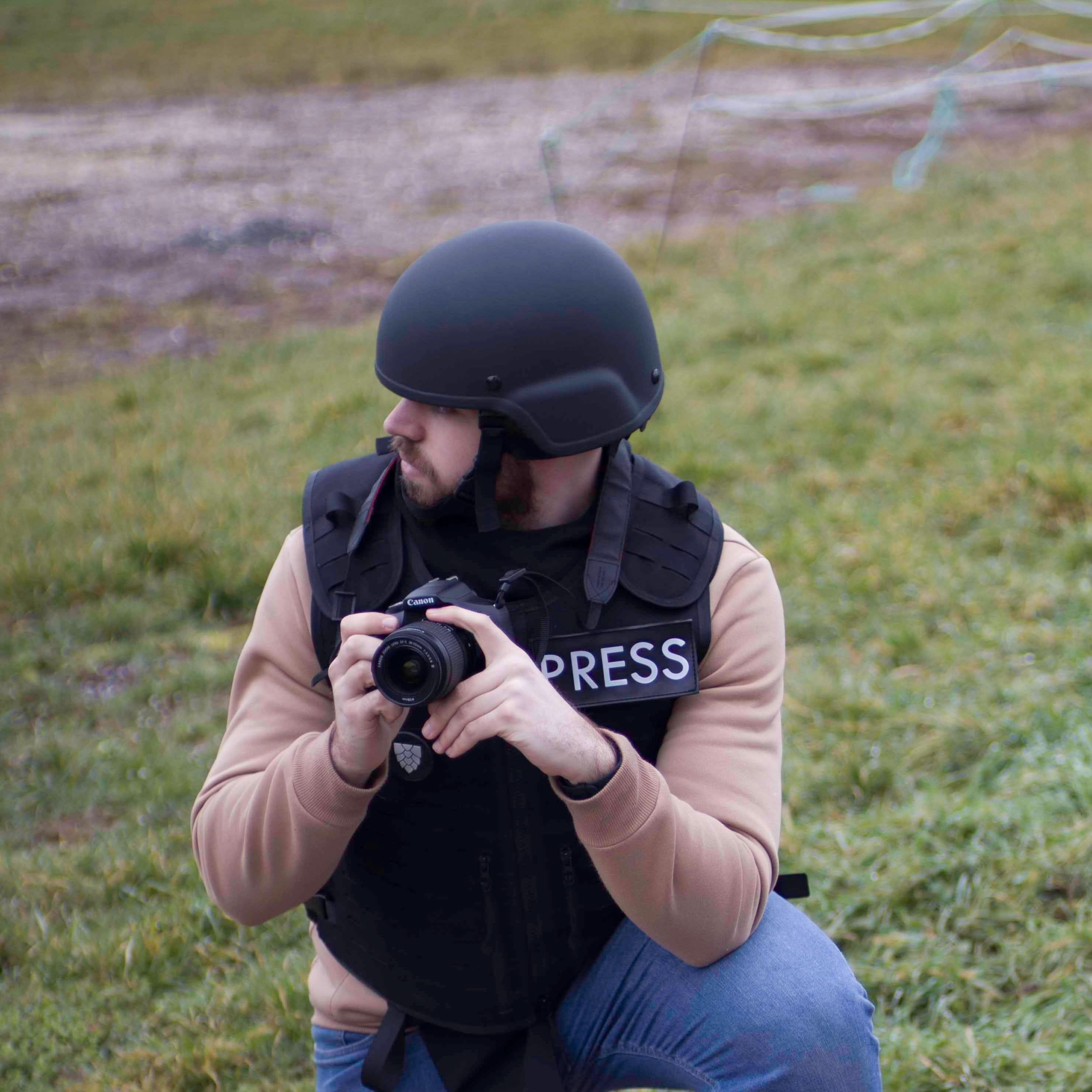 Casque balistique NIJ 3A pour les ONG et journalistes