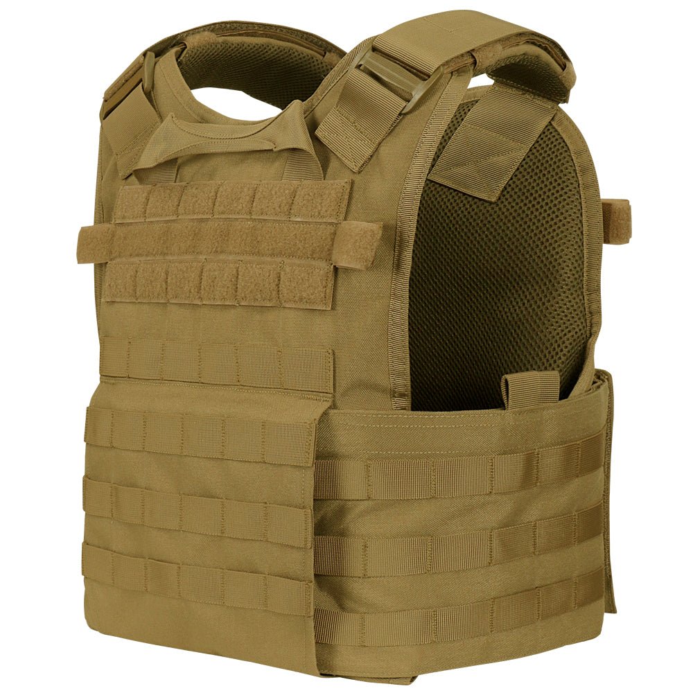 Gilet de combat modular de couleur TAN de dos