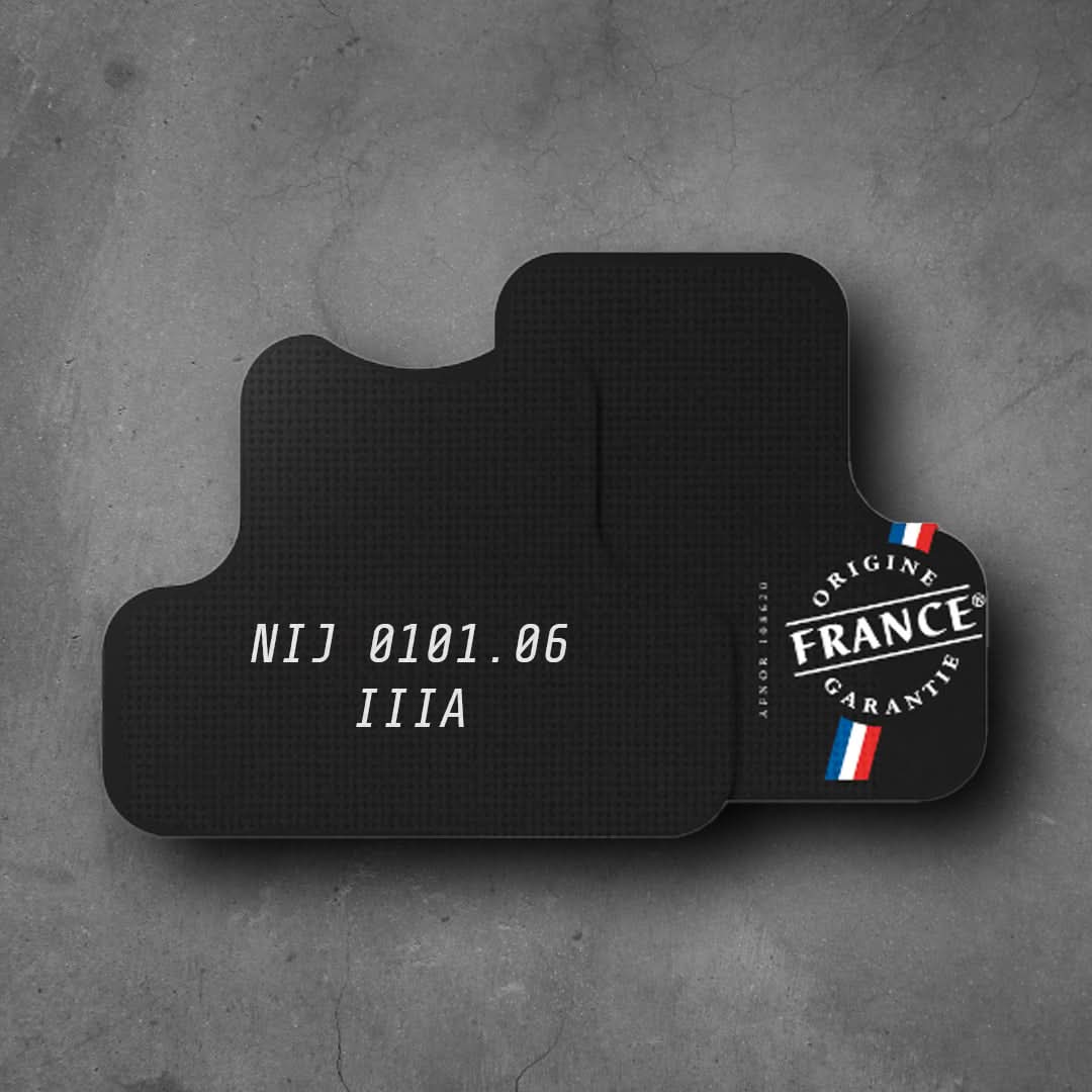 NIJ 3A soft inserts, made in France