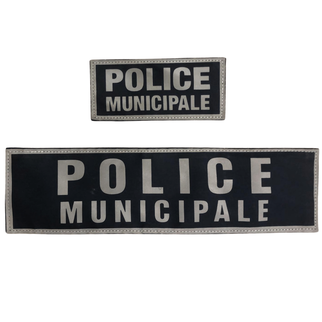 Bande d'identification sur un gilet pare-balles